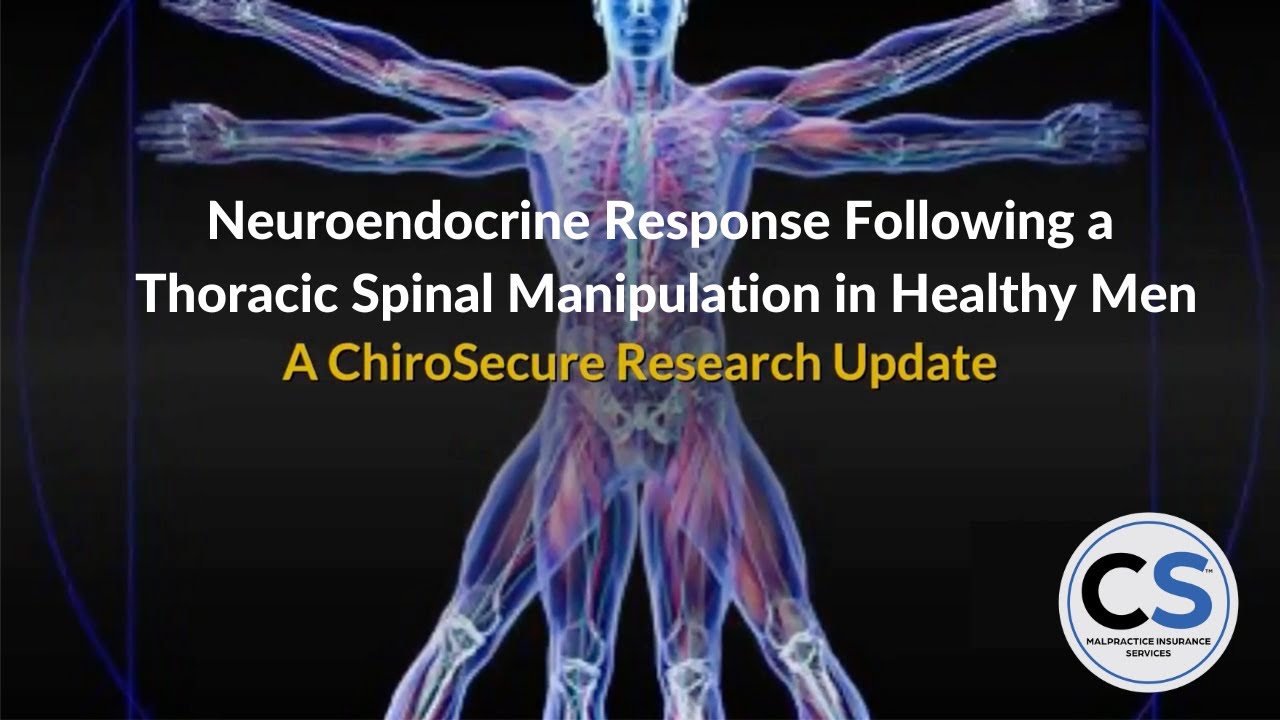 Neuroendocrine Response Following a Thoracic Spinal Manipulation in Healthy Men