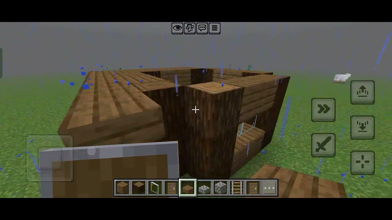 SIMPLE SURVIVAL HOUSE TUTORIAL FOR MINECRAFT BEIGENERS SUBSCRIBE FOR MORE ❤️