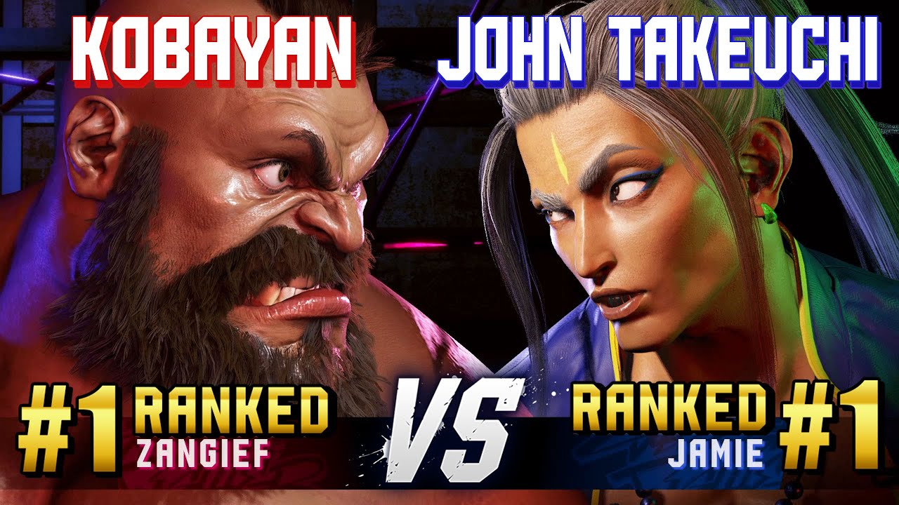 SF6 ▰ KOBAYAN (#1 Ranked Zangief) vs JOHN TAKEUCHI (#1 Ranked Jamie) ▰ High Level Gameplay