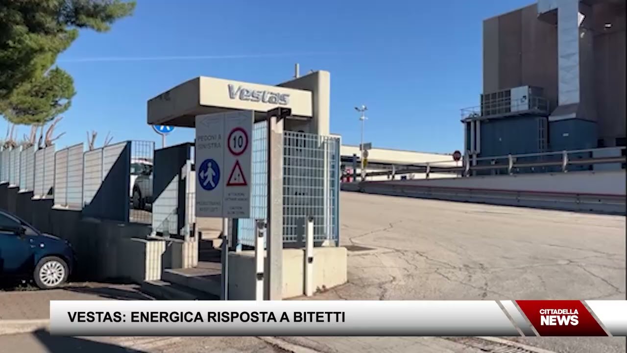 26/01/2026 - Servizi - Vestas, scontro aperto tra sindacati e Comune
