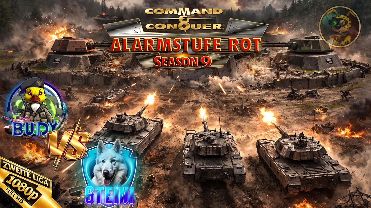 HAMMERHARTE VERTEIDIGUNG | C&C Red Alert eSports Classic League 2026 | Steini vs. Budy201