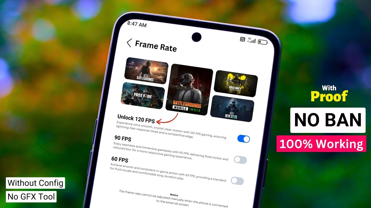 My Phone Runs BGMI at 120 FPS... and It's NOT a Gaming Phone! New TRICK 2024