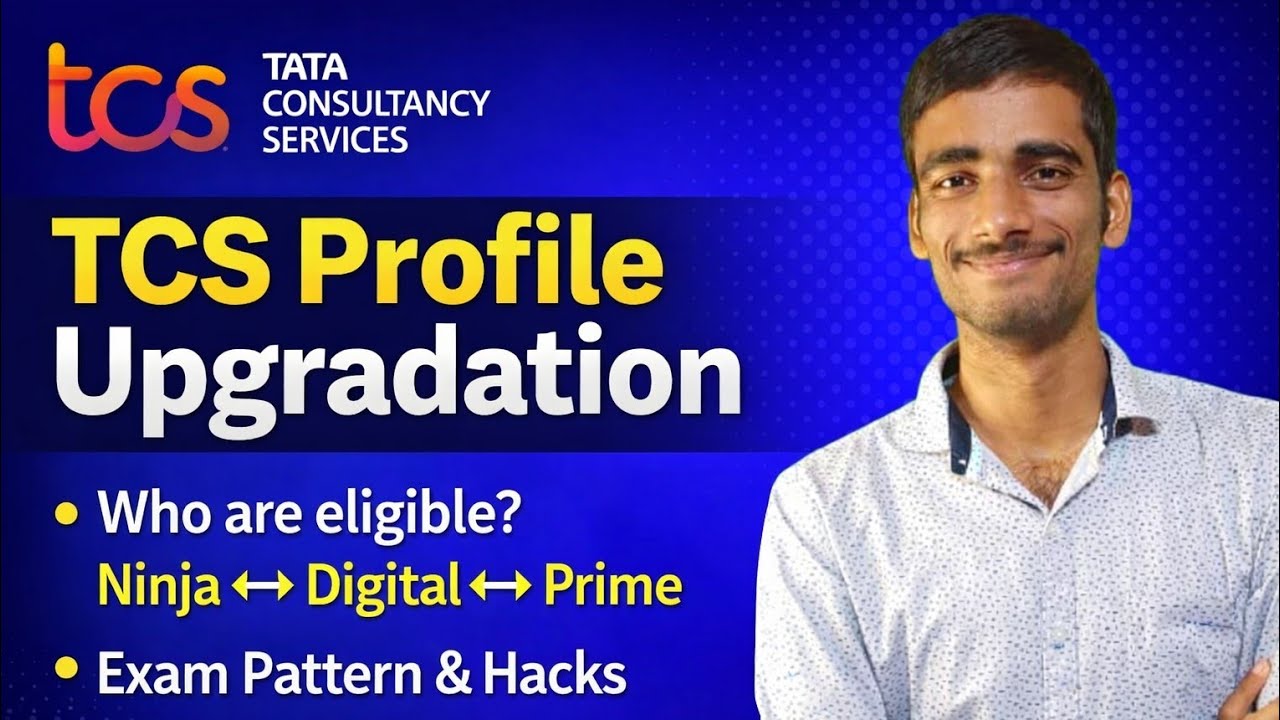 TCS Profile Upgradation Explained | Ninja → Digital → Prime | Eligibility, Exam Pattern & Hacks