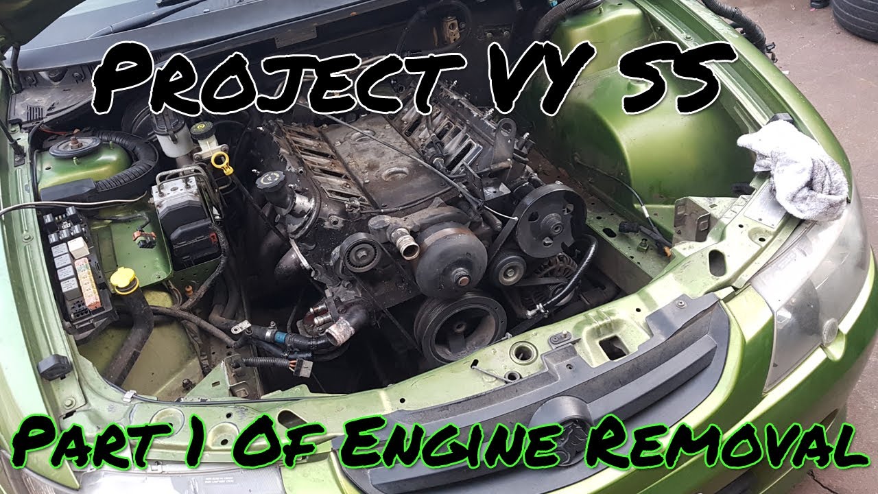 Project VY SS Part 1 Engine Removal