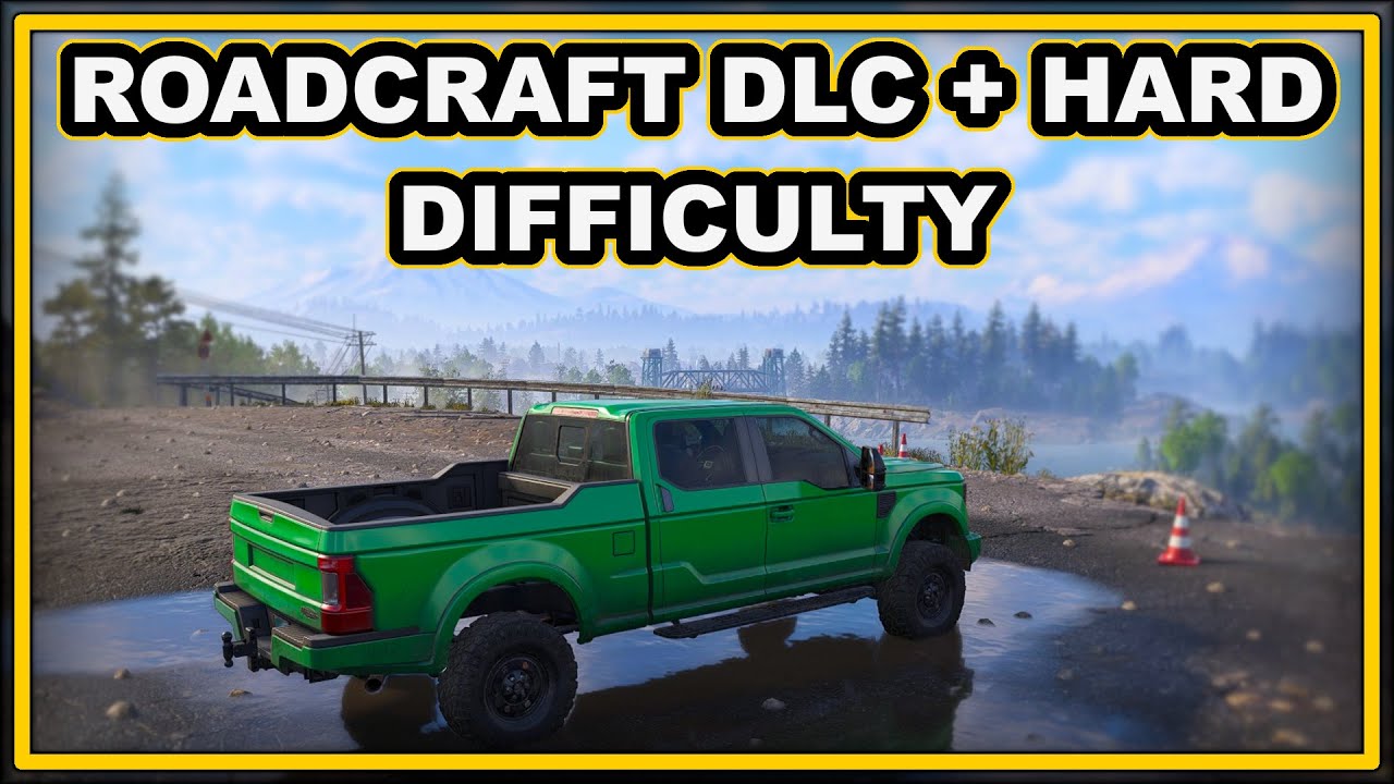 RoadCraft DLC + Hard difficulty gameplay