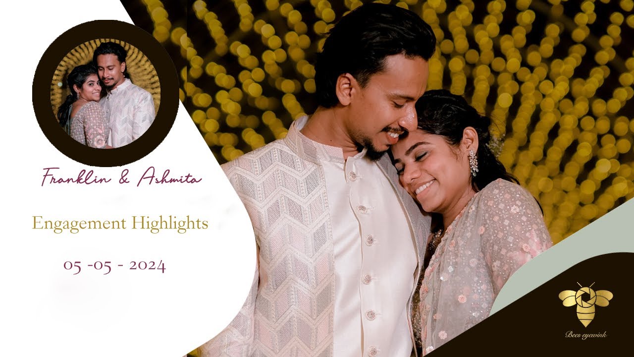 Franklin & Ashmita | Engagement| Bees Eyewink