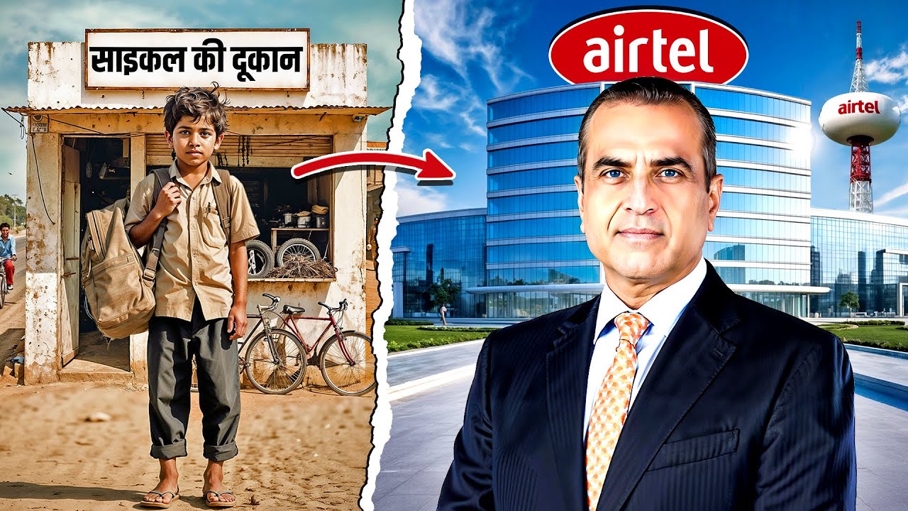 From a Cycle Shop to Airtel 🗼 Sunil Mittal’s Inspiring Success Story | Jio vs Airtel | Live Hindi