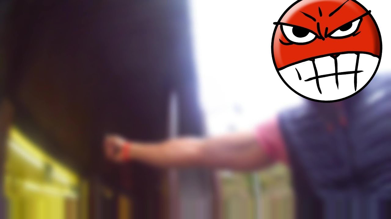 Pressé mais il fait demi tour pour venir m'agresser !