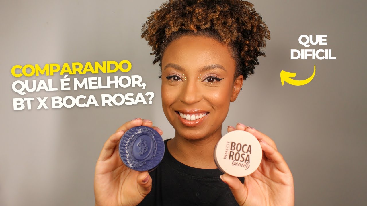 SKIN POWDER DA BT X PÓ FACIAL DA BOCA ROSA? Resenha e conclusão difícil