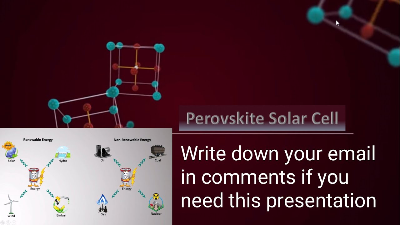 Presentation on perovskite solar cells