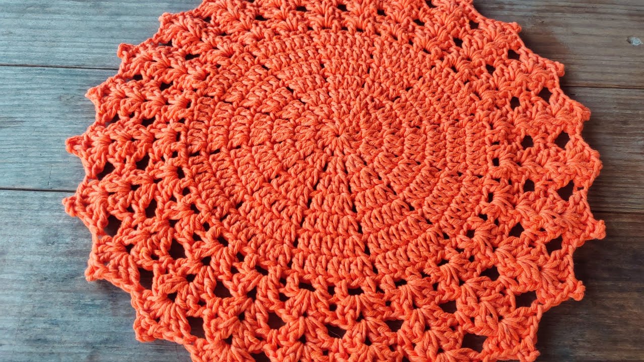 Crochet Outdoor Placemat
