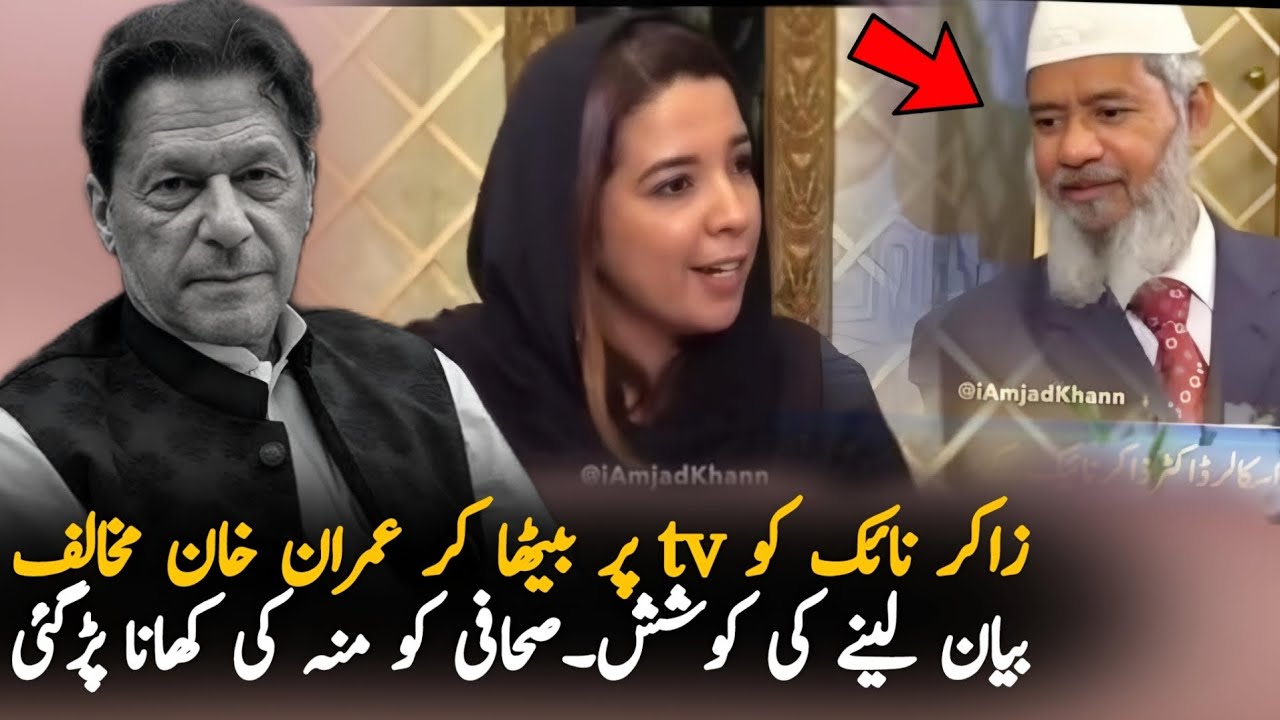 How Anchor Want A Statement From Zakir Naik Against Imran Khan, Report | Imran Khan News Report