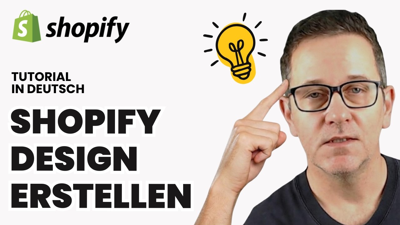 Shopify Shop Design erstellen 2024 (Tutorial in Deutsch)