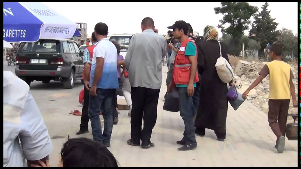 Syrians Flee IS Advance in Hasaka