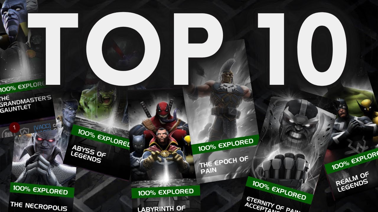 The Top Ten Hardest Pieces of Content Ever Released | Marvel Contest of Champions