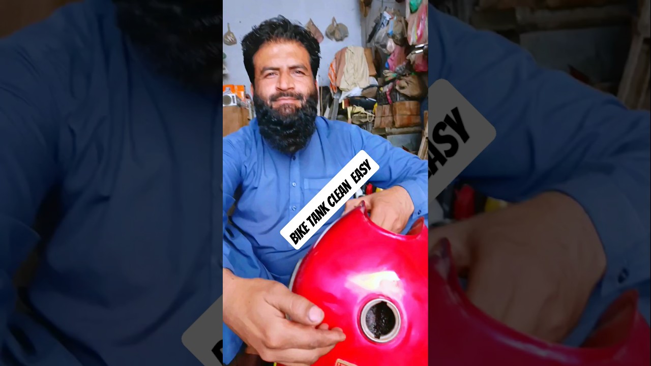 How To Clean Bike Petrol Tank At Home , How To Clean Motorcycle Gas Tank #youtubeshorts #shorts