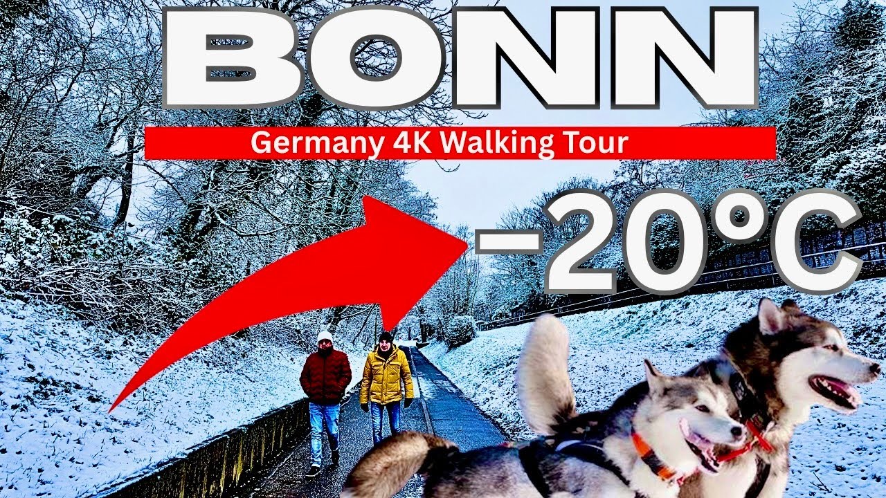 Bonn, Germany 🇩🇪 | Peaceful Snow Walk in 4K ASMR [2026] (Old Town)