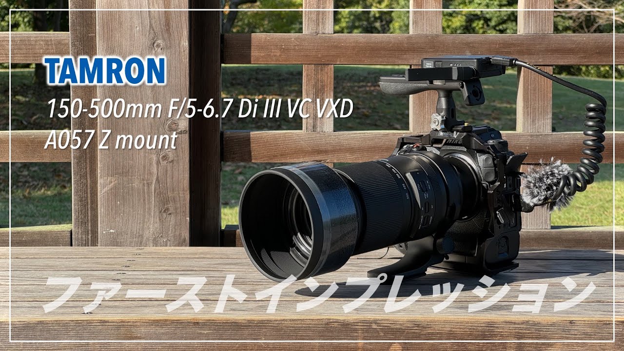 TAMRON 150-500mm F/5-6.7 Di III VC VXD A057Z ファーストインプレッション | Z 9 ファームウェア Ver.4.10 野鳥認識