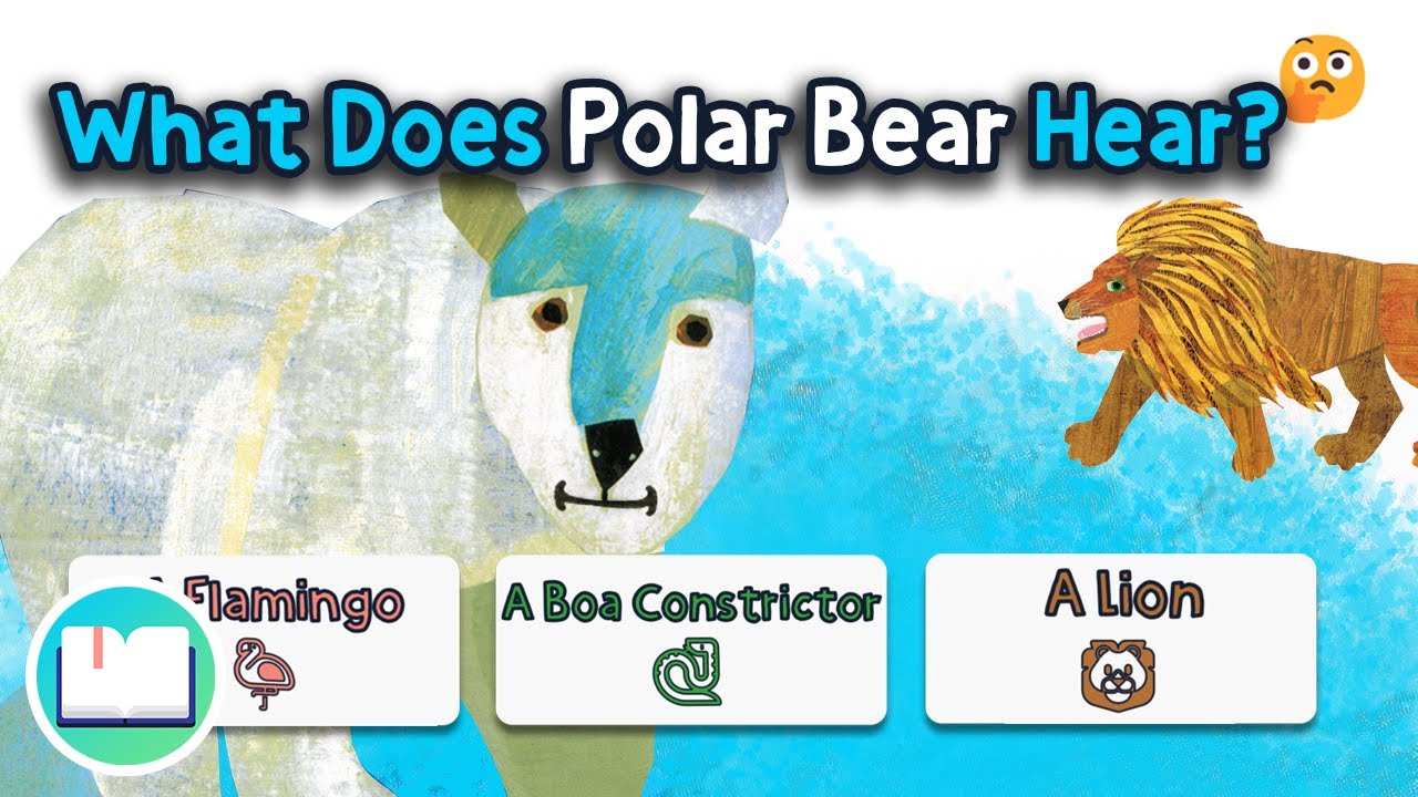 🐻‍❄️ Белый медведь. Что ты слышишь? | Викторина «Звуки животных» для детей | Интерактивное чтение...