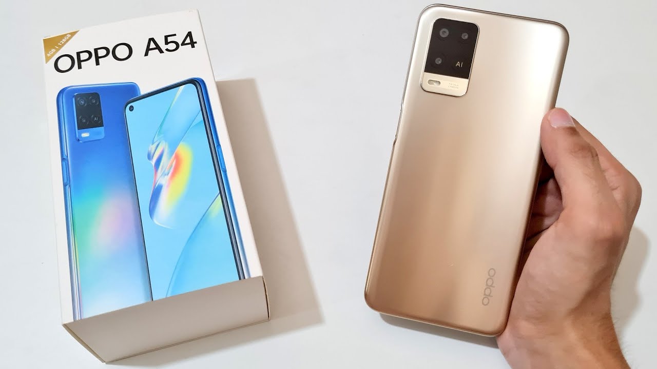 OPPO A54 Unboxing - Triple Rear Cameras & Great Looks