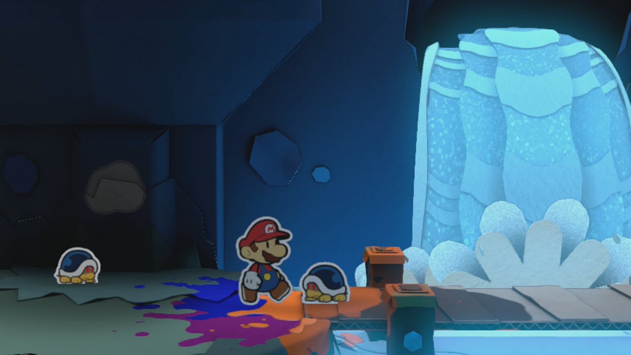 Indigo Underground (Mini Star 1) - Paper Mario: Color Splash Walkthrough