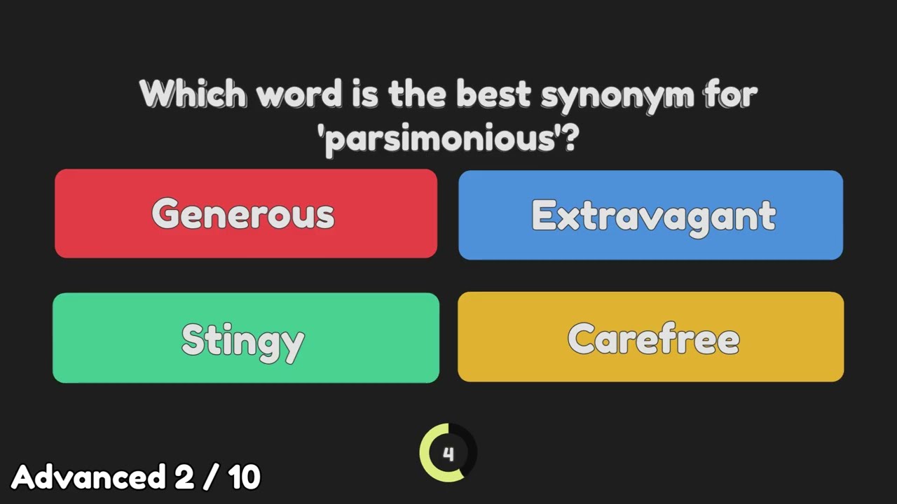 Advanced English Challenge (Almost Impossible!) - Advanced Test #1