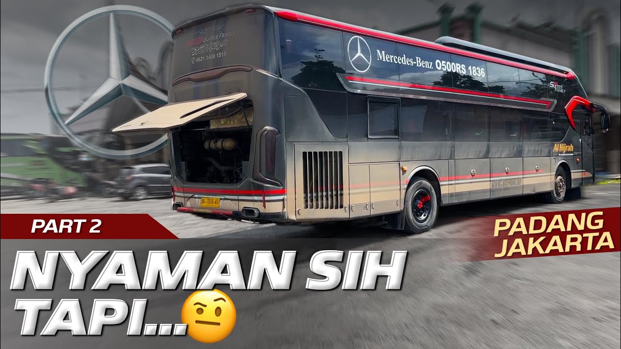 APAKAH NAIK AL HIJRAH BIKIN KETAGIHAN⁉️Trip Padang - Jakarta with Al Hijrah Sleeper Bus PART 2