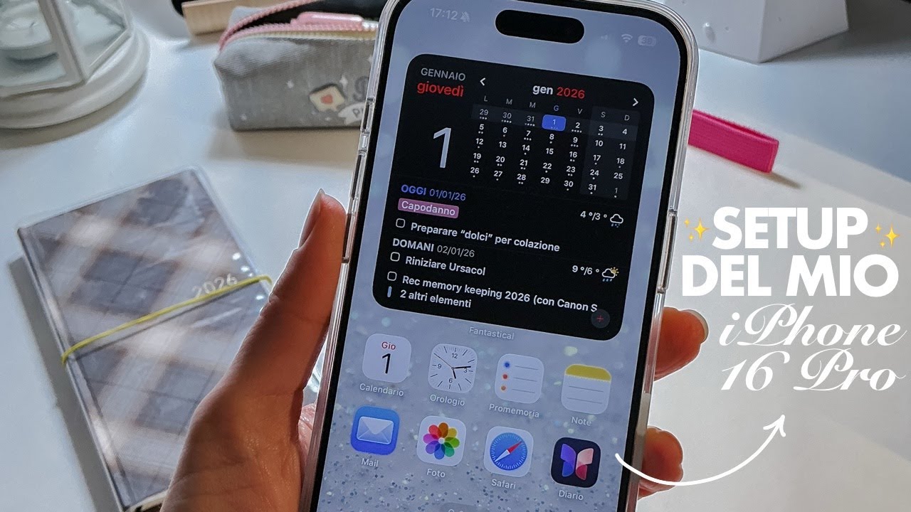 Come ho ORGANIZZATO il mio iPHONE per il 2026 ✨ APP, WIDGET, SHORTCUT & WALLPAPER