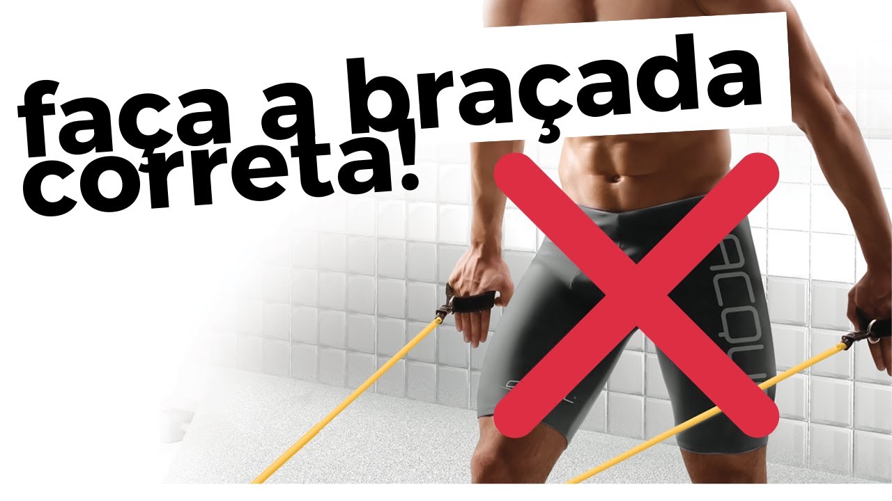 A maneira correta de fazer a simulação da braçada no extensor | Nada Melhor