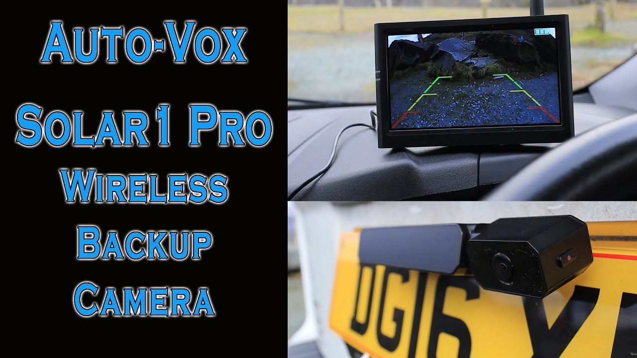Руководство по установке беспроводной камеры заднего вида AUTO-VOX Solar 1 Pro