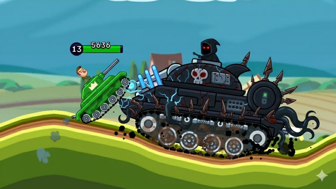 Boss Rush Fight In Hills Of Steel With Cobra Tank | Tank Level 13