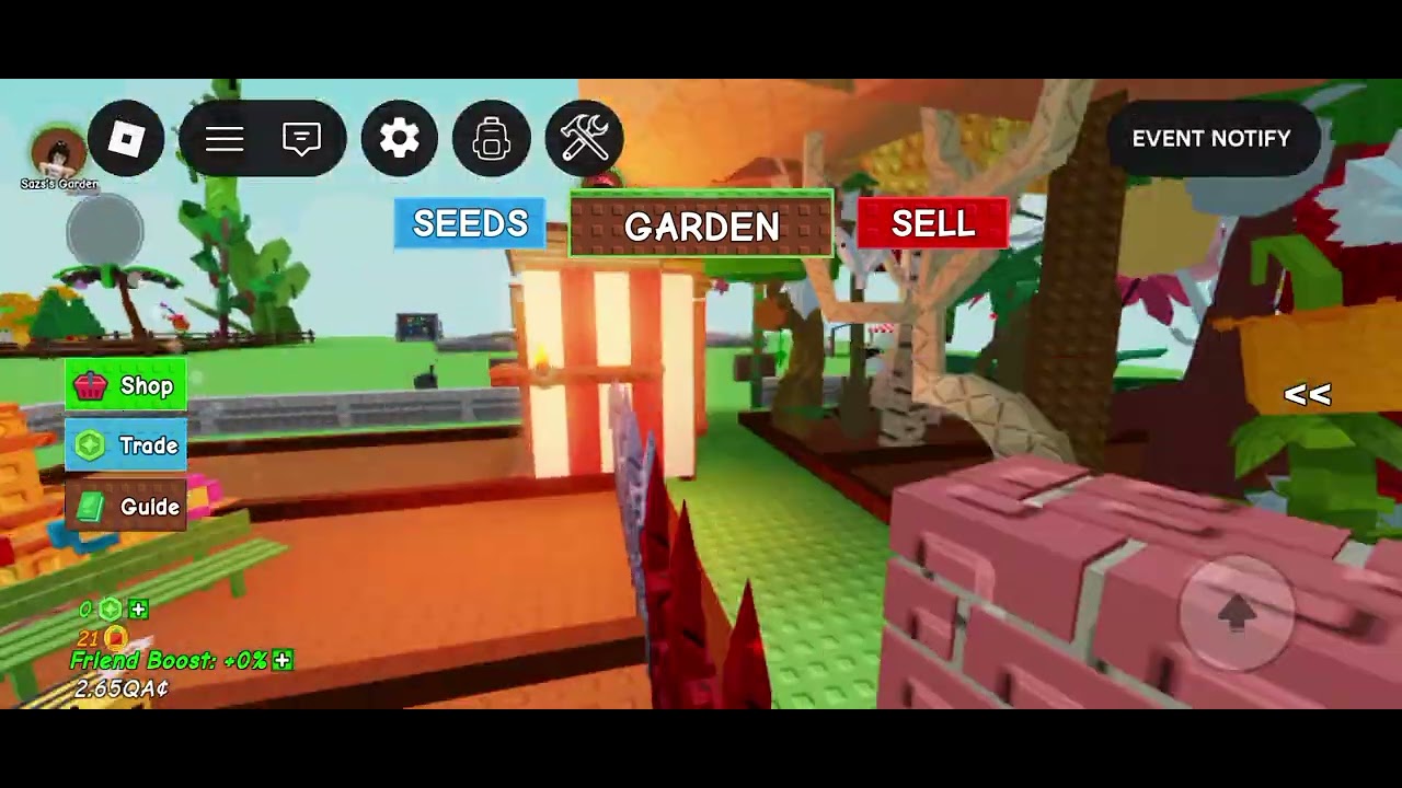 Playing grow a garden again for a long time now I have a shop