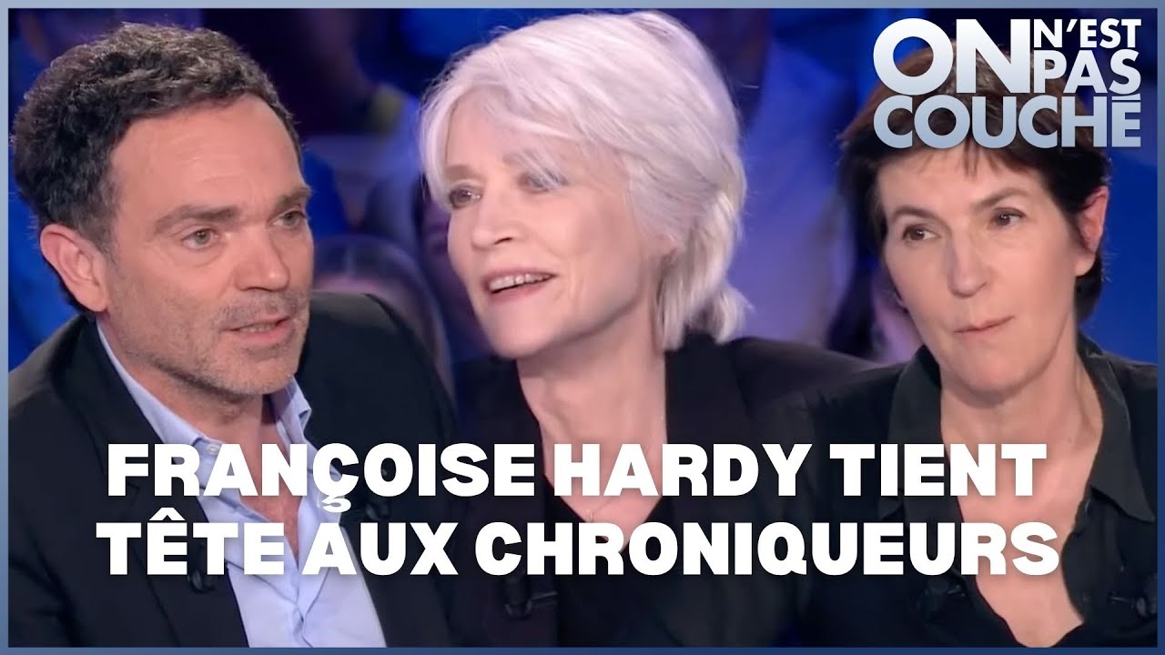 Clash ! Françoise Hardy tient tête aux chroniqueurs d'#ONPC Yann Moix et Christine Angot