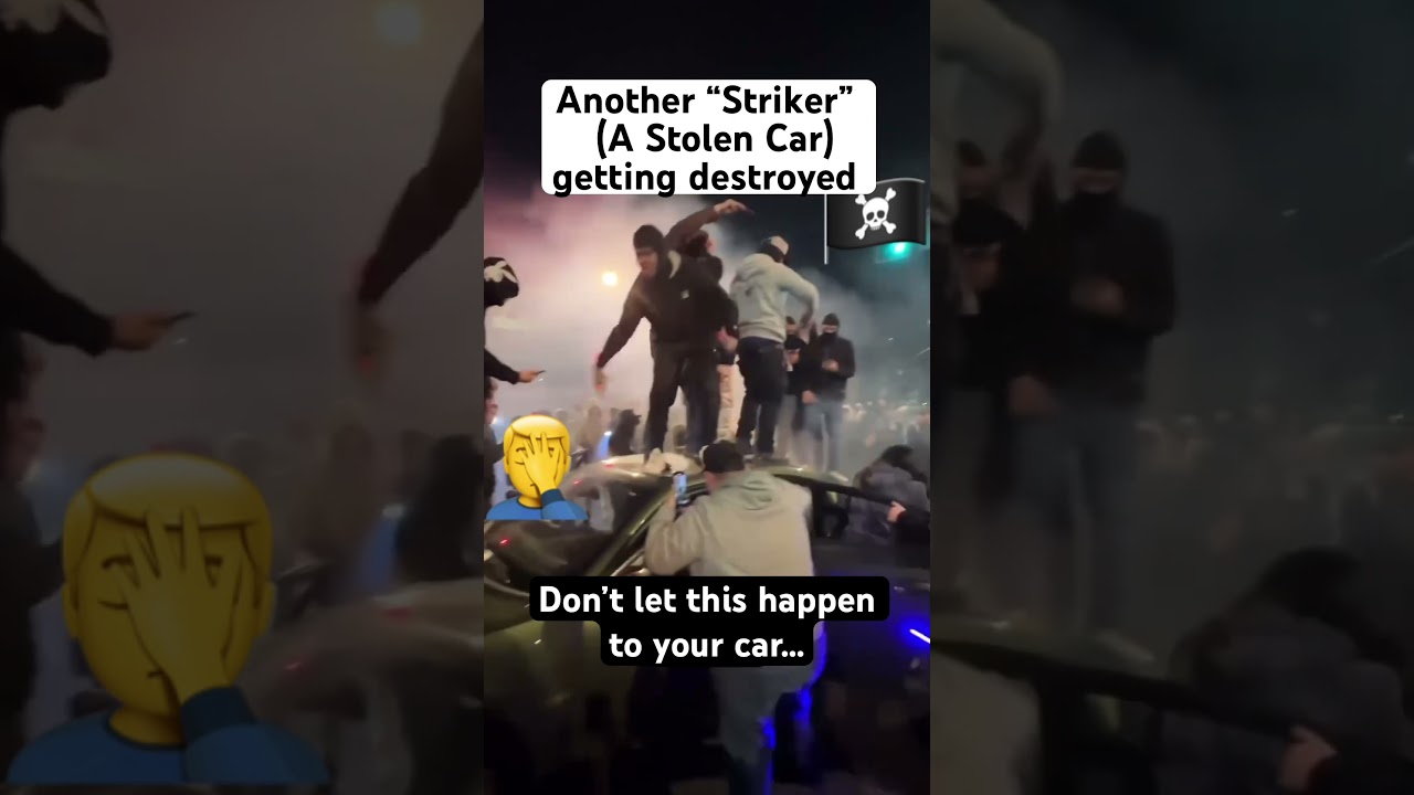 STRIKER (Stolen Car) gets DESTROYED at a Takeover&hellip; Dodge Charger SRT Challenger Scat Pack Hellcat