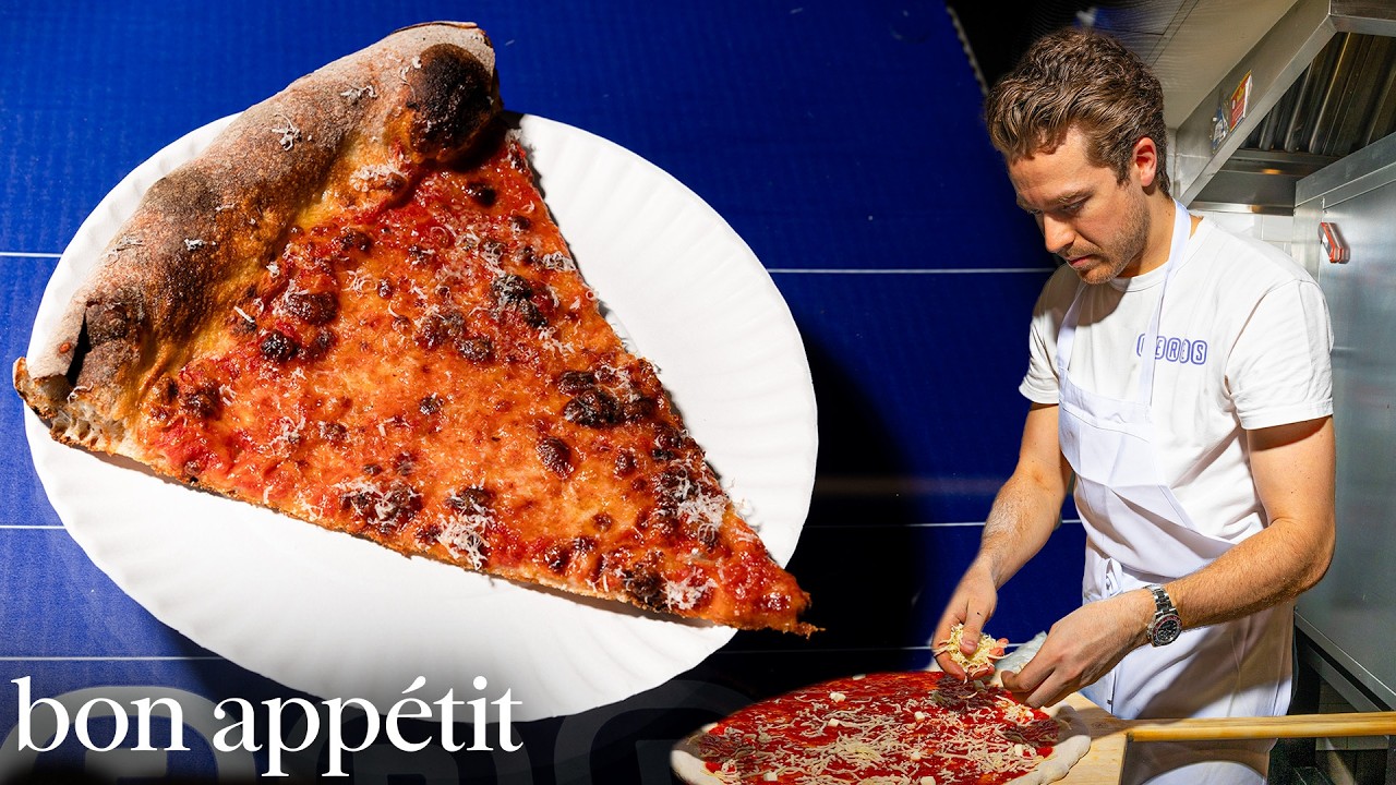 Это самая разрекламированная пицца Нью-Йорка | On The Line | Bon Appétit