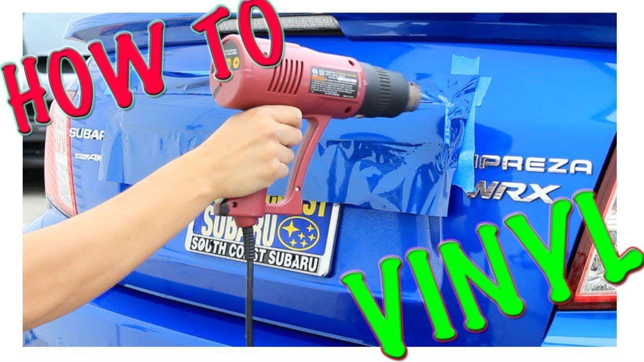 How to Color Match Vinyl Trunk Trim 2011 Subaru WRX Premium Auto Styling