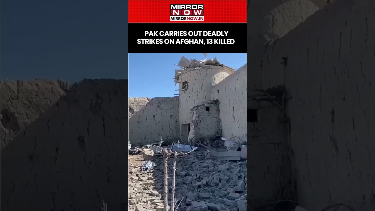 Pakistan Carries Out Fresh Deadly Strikes On Afghanistan, 13 Killed In Attack | Watch #shorts