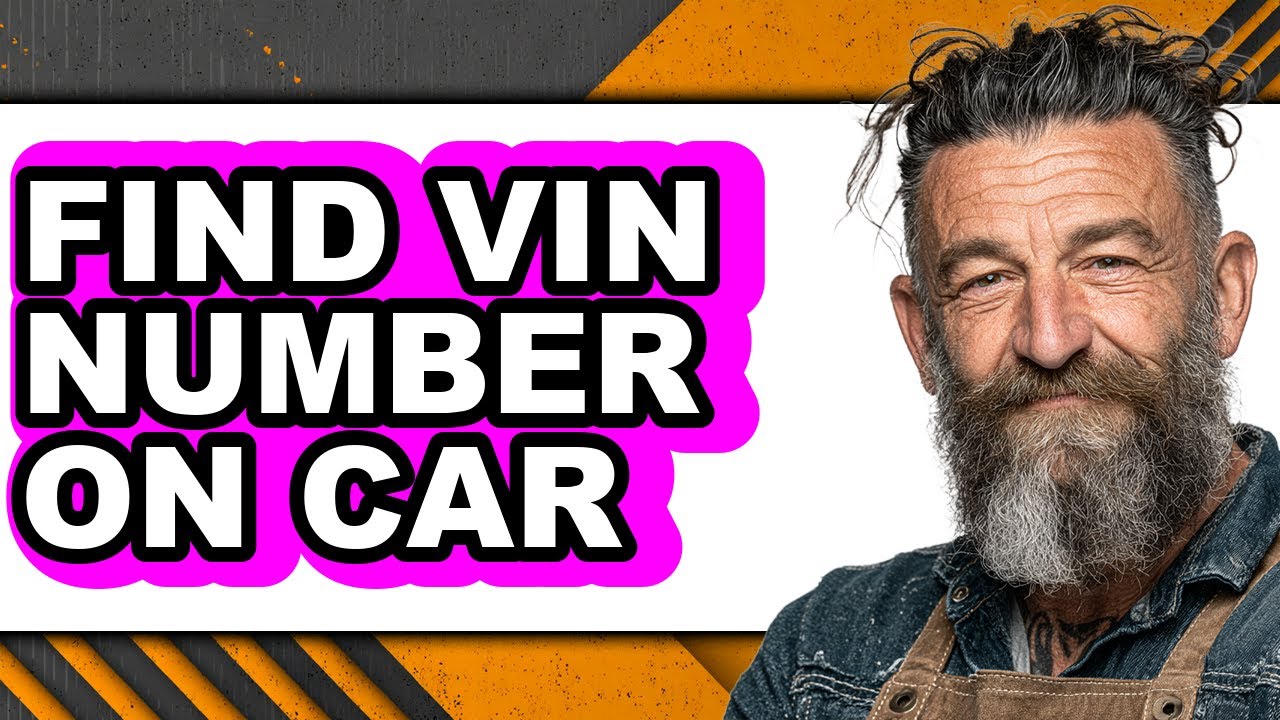 How to Find Vin Number on Car (only Way)