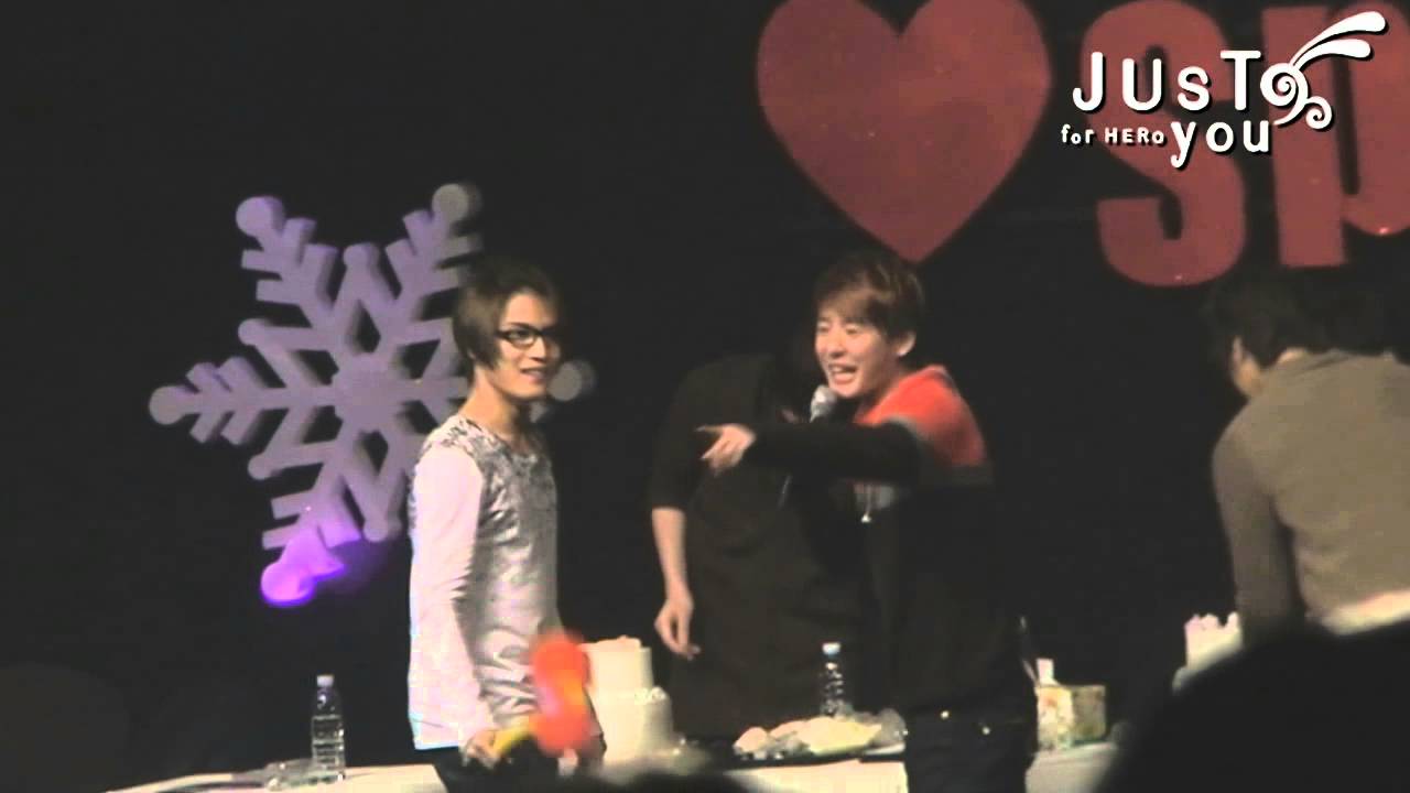 081226 5주년 기념 화정체육관 팬미팅 - 김재중 & 김준수 뿅망치대결 직캠
