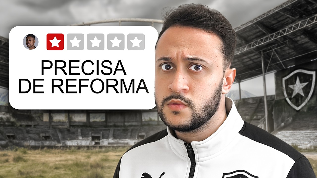 O ESTÁDIO DO BOTAFOGO TÁ ASSIM HOJE!