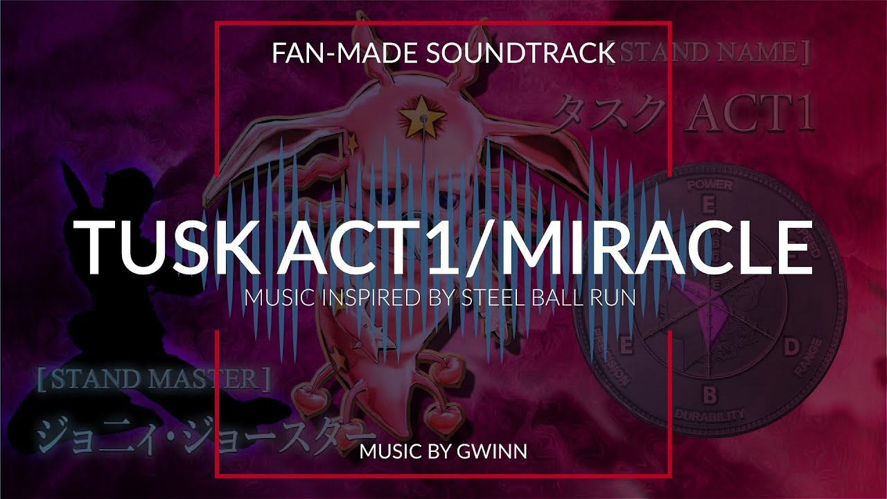 Jojo's Bizarre Adventure - Steel Ball Run [ Fan-Made OST ] - 14. Tusk ACT1 / Miracle
