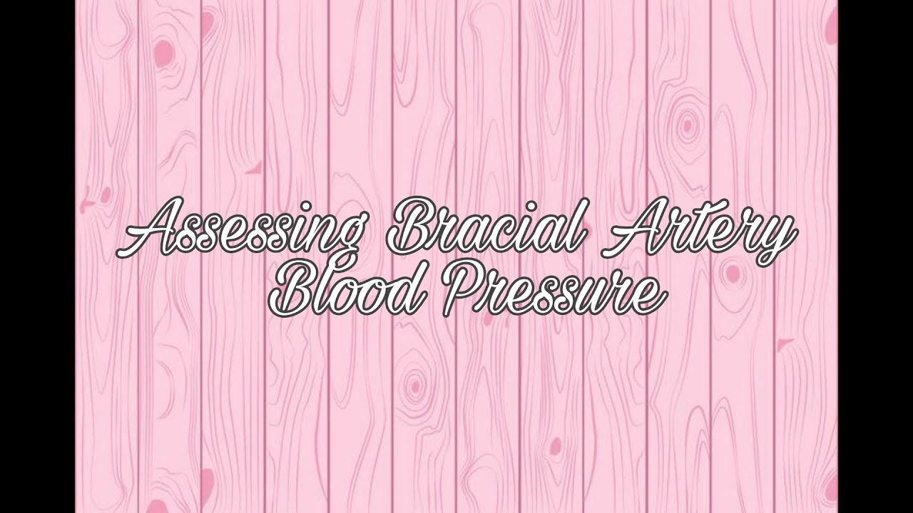 Assessing Brachial Artery Blood Pressure | JHUNALYN MARL F. BUCSIT | BSN-1A