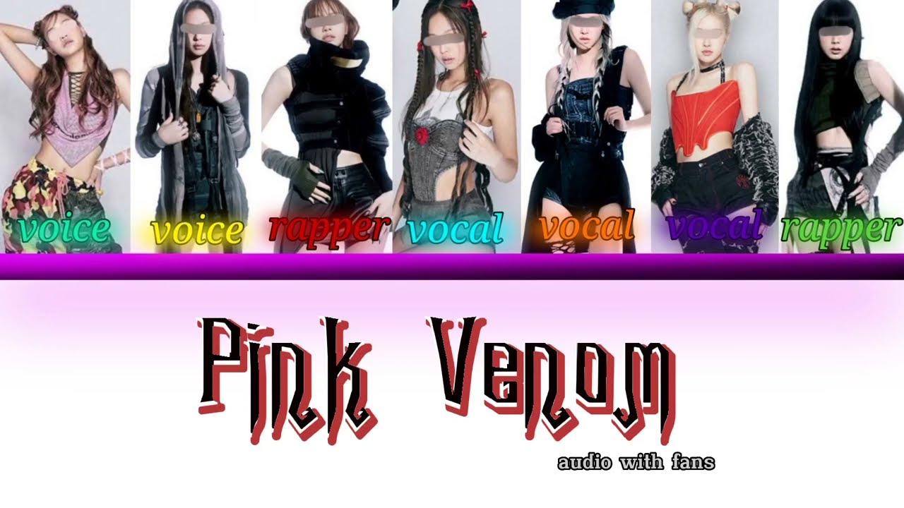 Your Girl Group 7 members sing (Pink Venom) - by BlackPink // audio concept with fans//