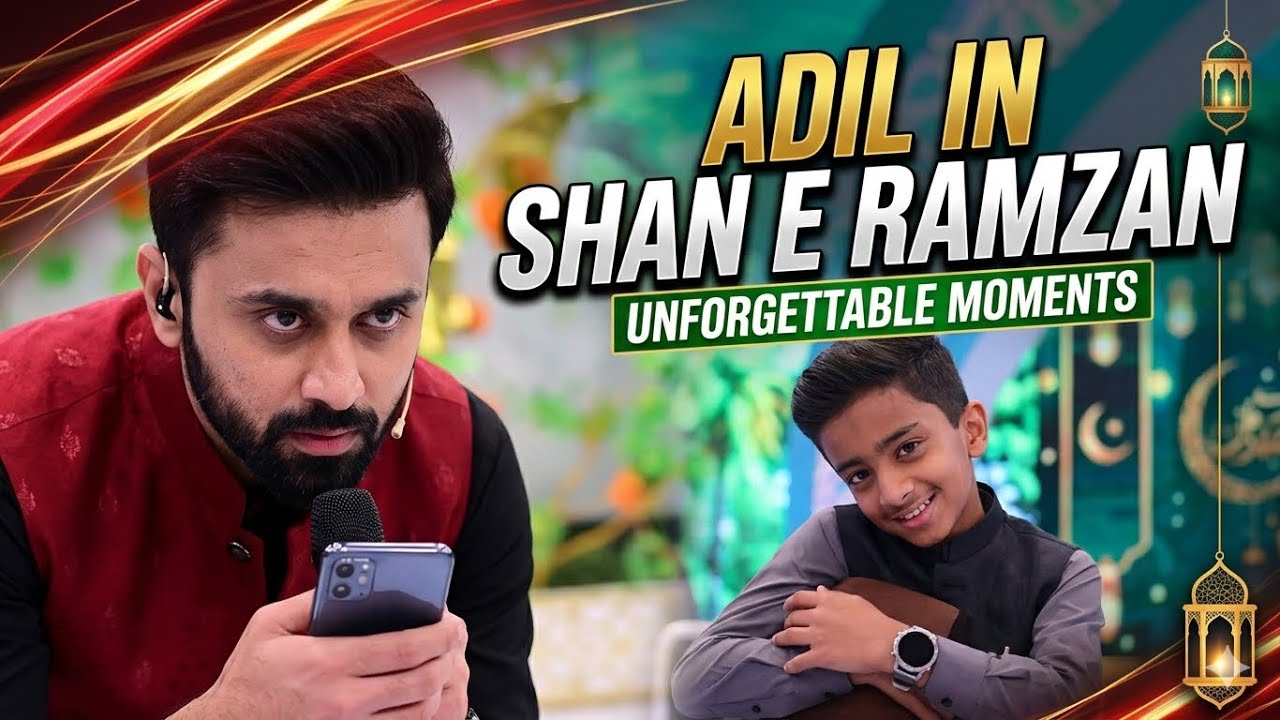 Adil Abbas in Shan e Ramzan 🤍 || Waseem Badami 