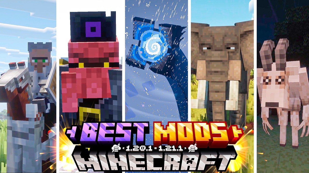 ⭐Top 10 Nuevos MODS para MINECRAFT ⭐1.20.1 - 1.21.1 - PARTE 28