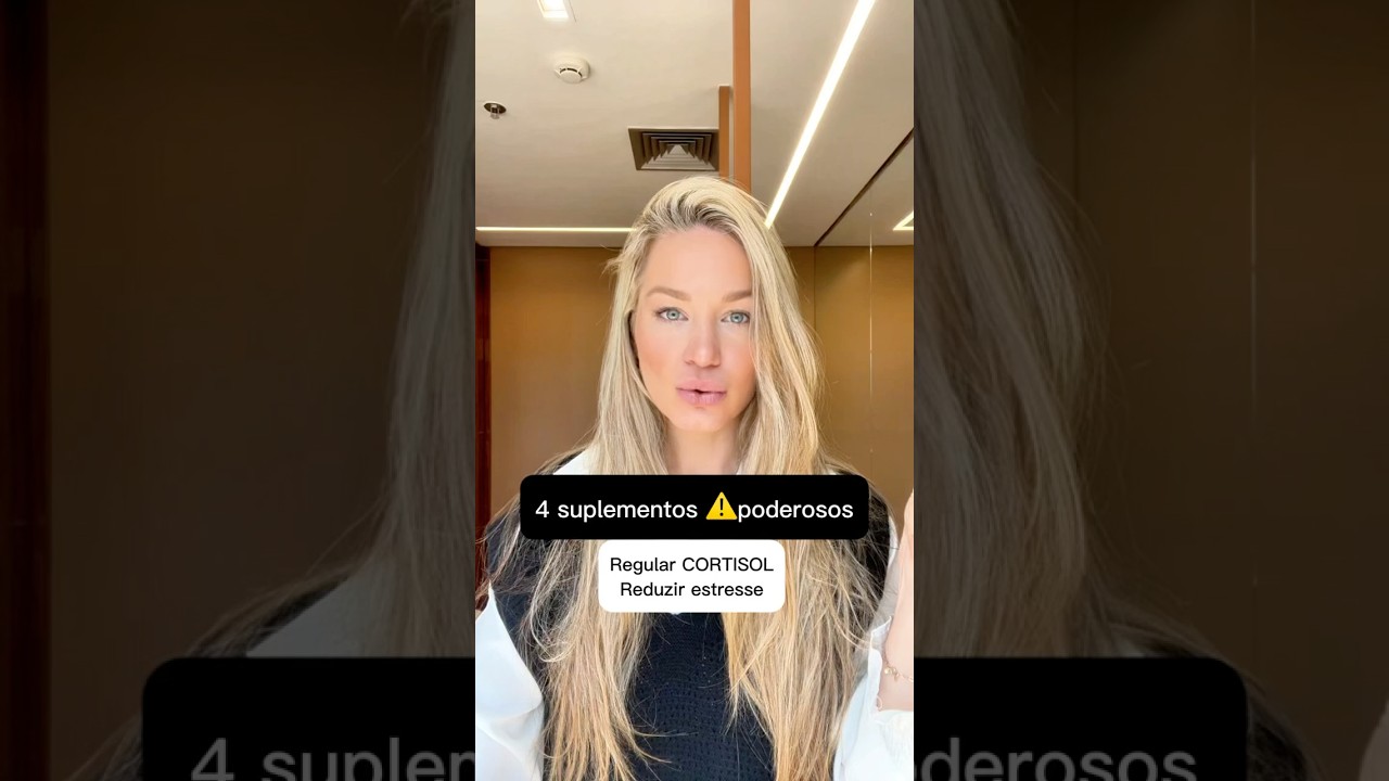 4 suplementos para ajudar a reduzir o cortisol, horm&ocirc;nio do estresse