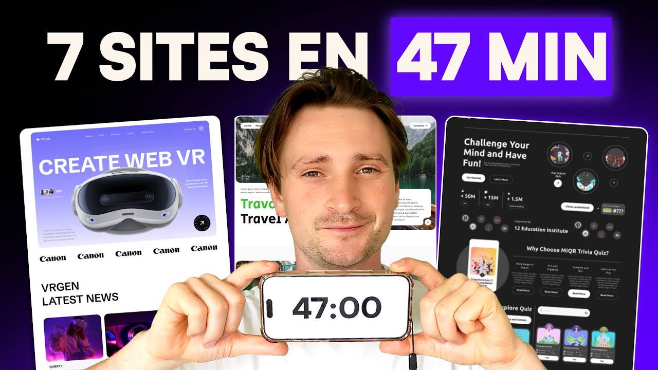 Ma méthode ULTRA rapide pour créer 7 maquettes de site (et les vendre)