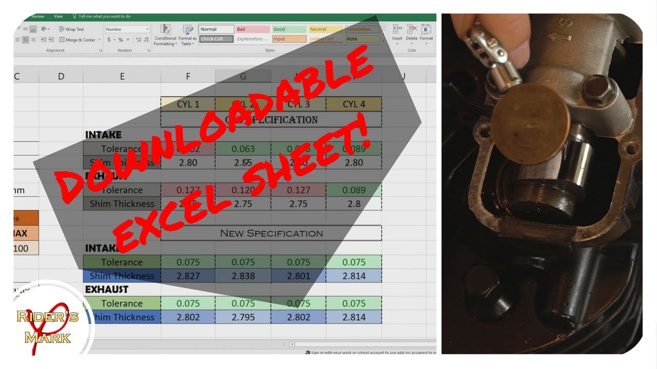 KZ1000 Valve adjustments | Engine Work Part 5 (downloadable form)