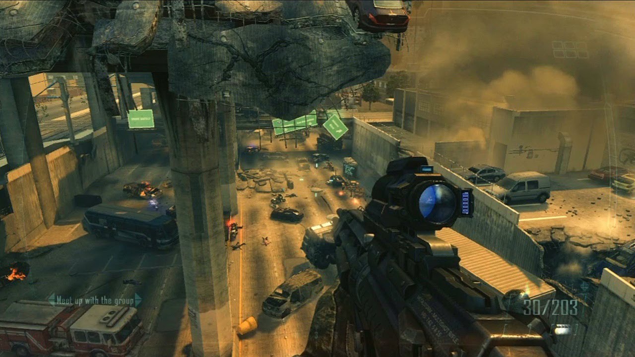 Black Ops 2 - GAMEPLAY Singleplayer Campaign Protect POTUS Mission (Call of Duty COD BO2 Official HD