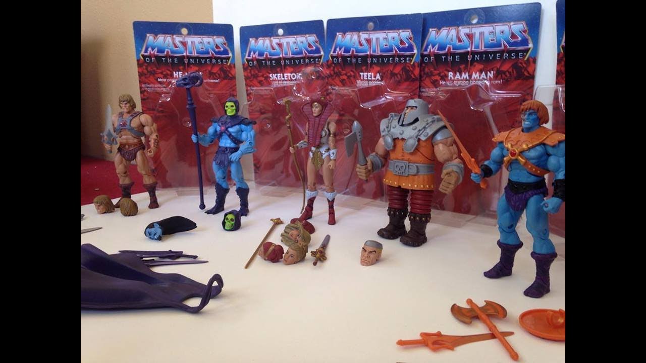 Masters of the Universe Motu Ultimates Super7 ACE Review He Man, Teela, Ram Man, Skeletor and Faker